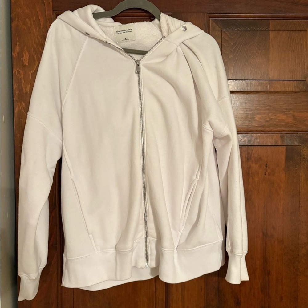 Abercrombie and Fitch Essential Oversized Sunday Hooded Full-Zip